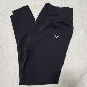 Gymshark Charcoal Leggings with Logoshark. Brand NEW